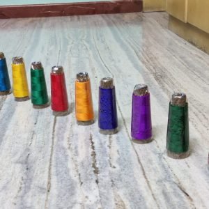 Dyed Silk Yarns