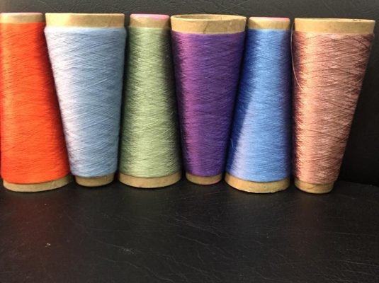 Dyed Silk Yarns