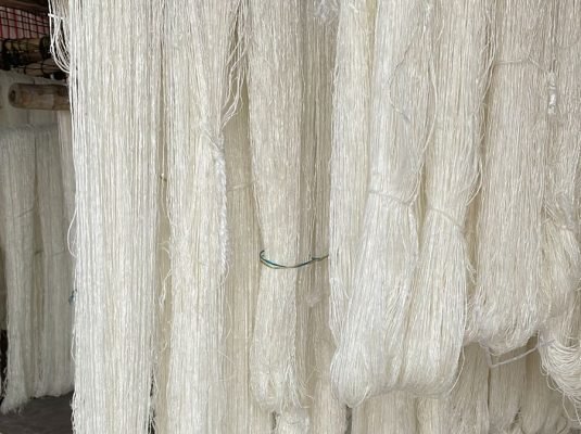 Mulberry Silk Hand Spun Yarn