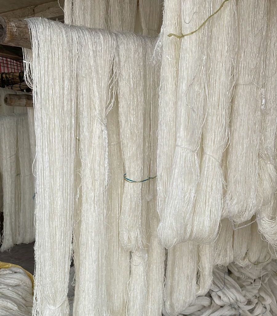 Mulberry Silk Hand Spun Yarn