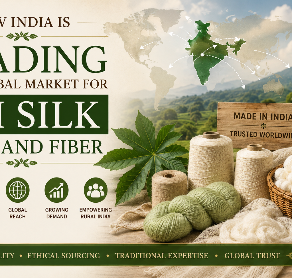 How India is Leading the Global Market for Eri Silk Yarn and Fiber