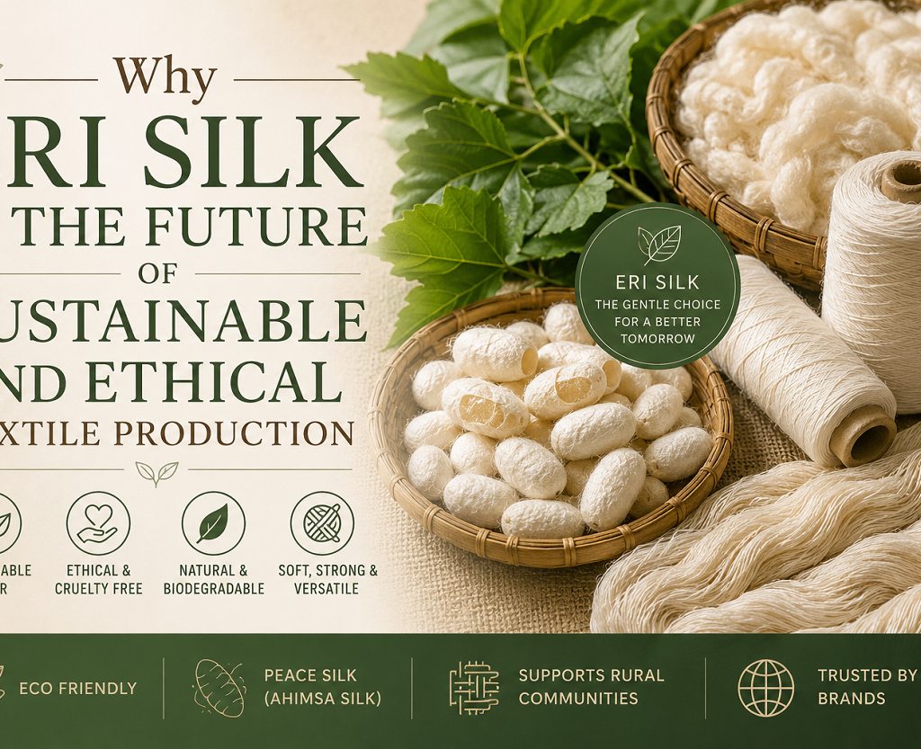 Why Eri Silk is the Future of Sustainable and Ethical Textile Production